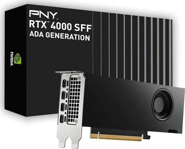 PNY RTX 4000 SFF Ada VCNRTX4000ADALP-SB 20GB GDDR6 160Bit mDP Ekran Kartı - Image 1