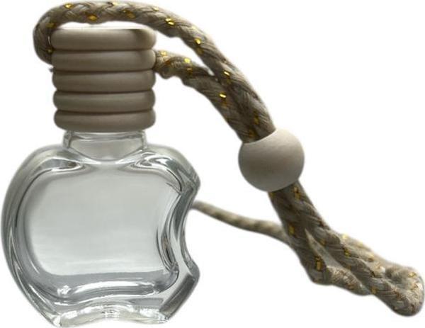 8ml şeffaf cam oto koku şişesi, 50 adet, elma şişe, koku şişesi, hediyelik şişe, esans şişesi, cam şişe - Image 1