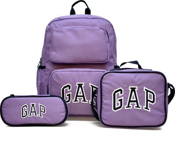 Gap Kız Çocuk 3'lü Okul Seti İlkokul Çantası & Beslenme & Kalemlik 12784 - Image 1