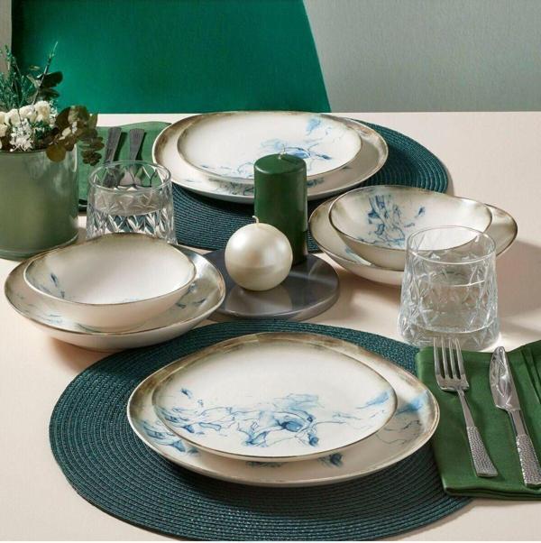 Güral Porselen Roden 24 Parça 6 Kişilik Yemek Takımı - 3178 Rdn24k41023178 - Image 1