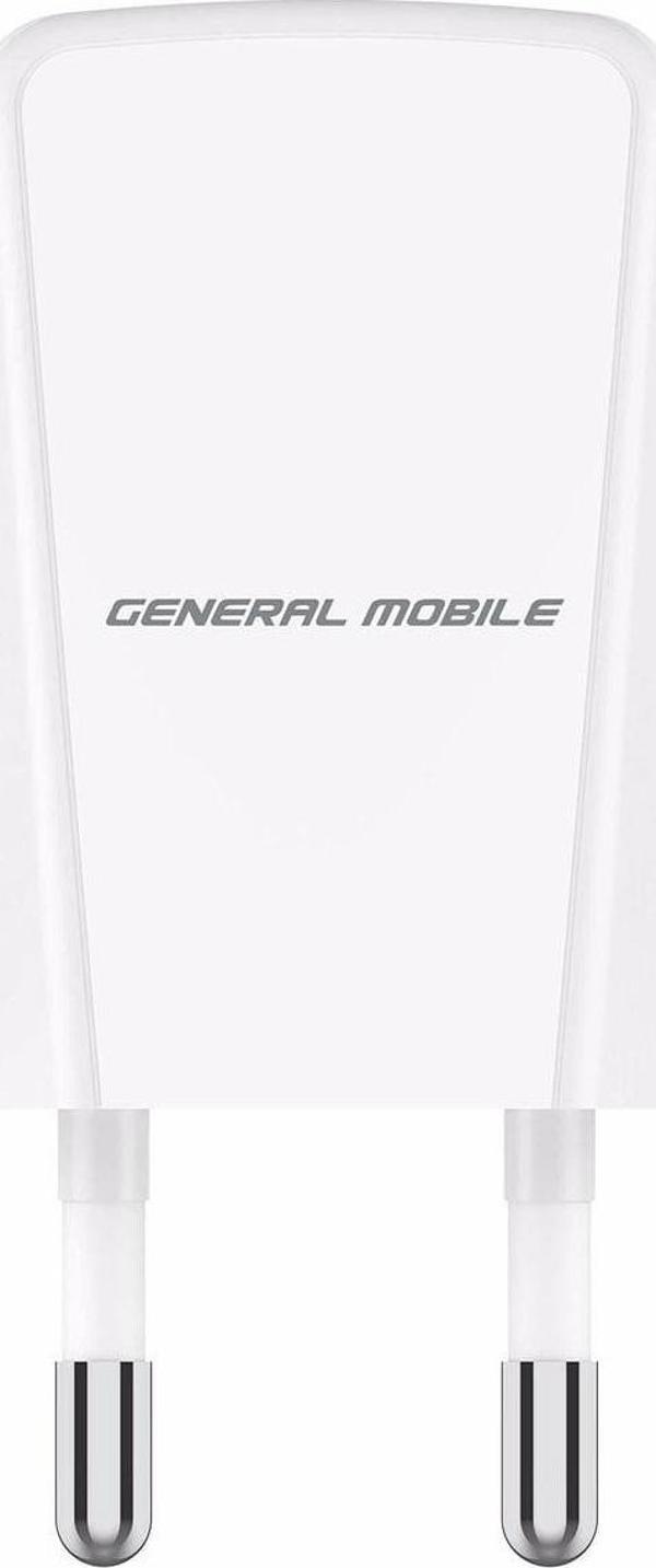 General Mobile 5V/1A Şarj Adaptörü Beyaz M100368 - Image 1