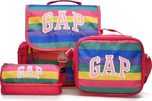 Gap Kız Çocuk 3'lü Okul Seti İlkokul Çantası & Beslenme & Kalemlik 12821 - Image 1