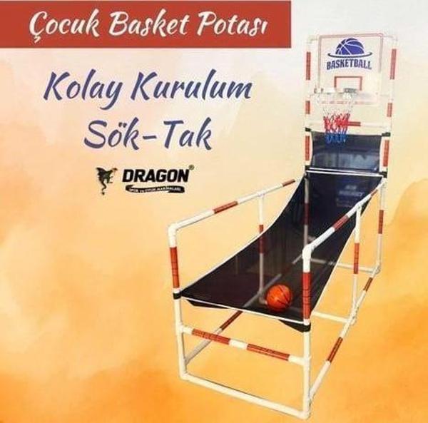 Dragon 405B Kolay Kurulum Çocuk Basket Potası Basketbol Oyunu - Image 1