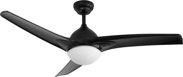 Dlc Favonıo 35W Bakır Motor Led Siyah Tavan Vantilatörü 132cm - Image 1