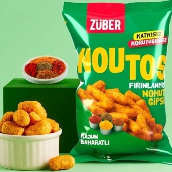 Nessiworld Züber Noutos Fırın Nohut Cipsi 55 Gr Kajun Baharatlı - Image 1