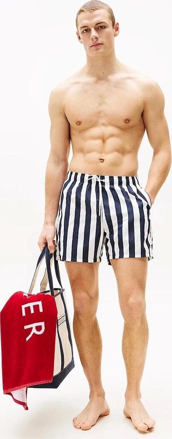 Tommy Hilfiger MEDIUM DRAWSTRING PRINT Erkek  Mayo UM0UM034910JW - Image 1