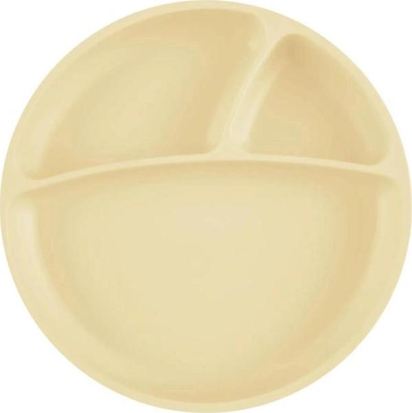 Nessiworld   Porsiyon Vakum Tabanlı Silikon Tabak Mellow Yellow - Image 1
