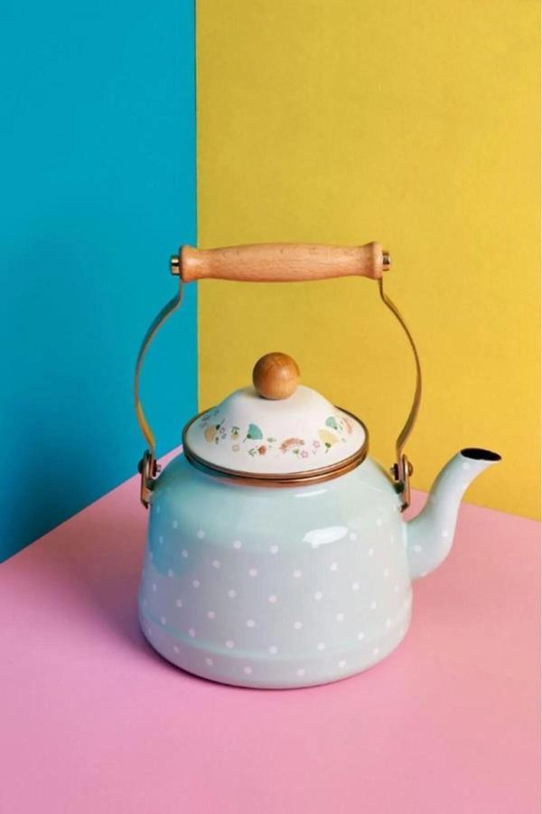 Miss Betty Mint Yeşili Puantiye Kettle (Esperanza) MİSS-63445-03 - Image 1