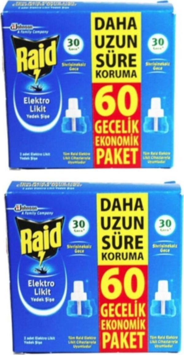 Sinek Kovucu Elektro Likit 2'li Yedek Kutu 60 Gece X2 Adet Yedek Üründür Priz Aparatı Içermez. - Image 1
