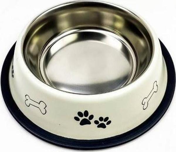 Playfull Desenli Çelik Mama ve Su Kabı 32 Oz - Image 1