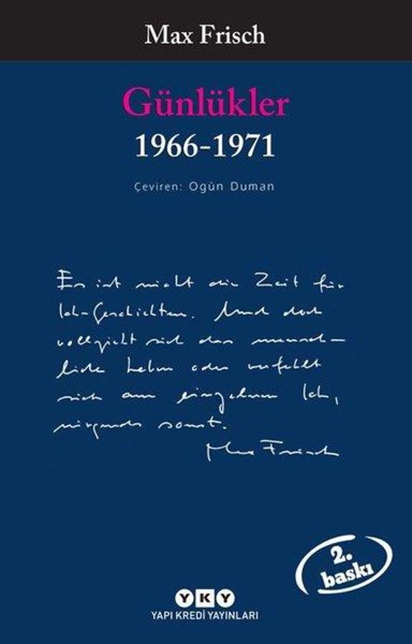 Günlükler 1966-1971 - Yapı Kredi Yayınları - Image 1
