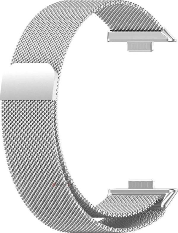 Dmay Huawei Watch Fit 3 Uyumlu Milano Hasır Örgü Metal Kordon - Image 1