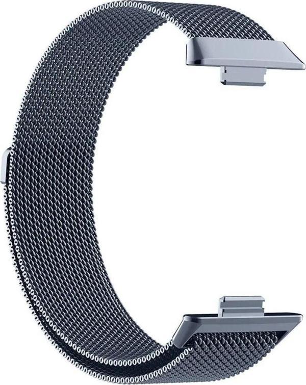 Dmay Huawei Watch Fit 4 Pro Uyumlu Milano Hasır Örgü Metal Kordon - Image 1