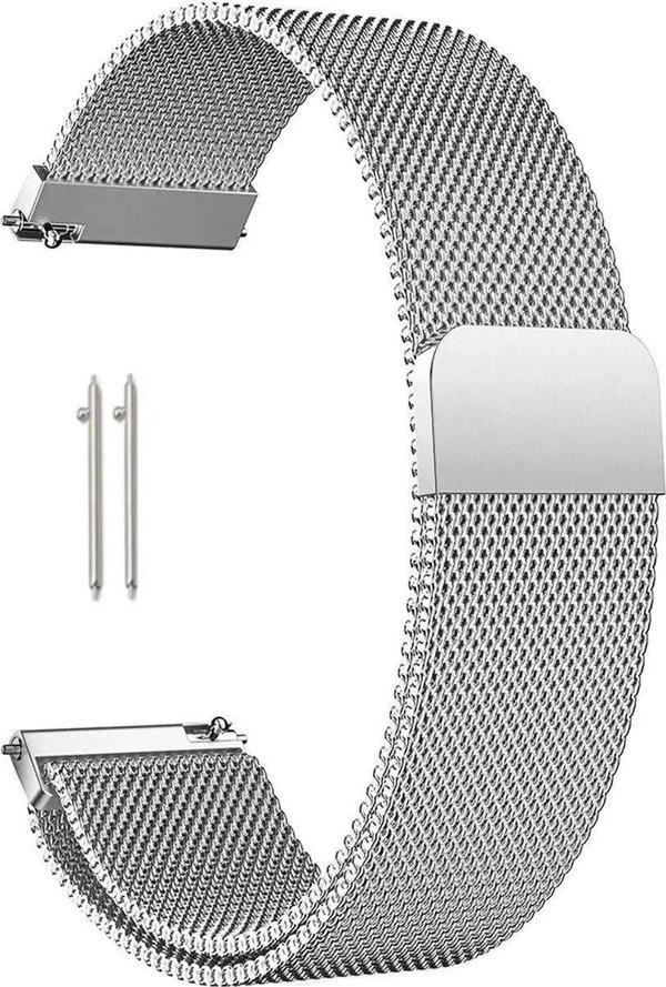 Dmay Amazfit Cheetah (Square) Uyumlu Hasır Metal Kordon 20Mm - Image 1
