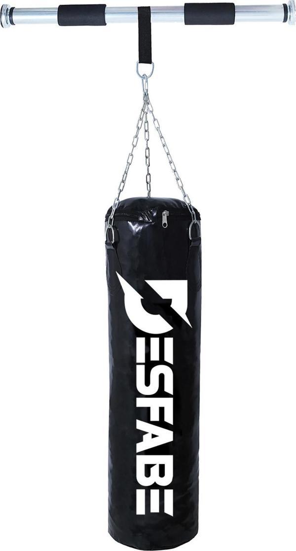 Desfabe 70cm x 25cm Boks Torbası ve 62-100cm Barfiks Demiri - Image 1