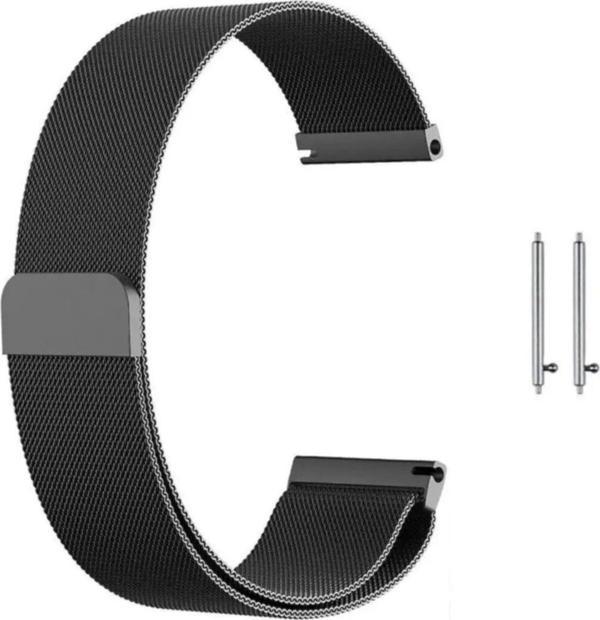 Dmay Amazfit Bip / Bip 3 / Bip 3 Pro Uyumlu Hasır Metal Kordon 20Mm - Image 1