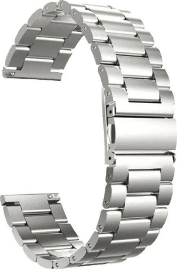 Dmay Amazfit Bip / Bip 3 / Bip 3 Pro Uyumlu Paslanmaz Çelik Metal Kordon 20Mm - Image 1