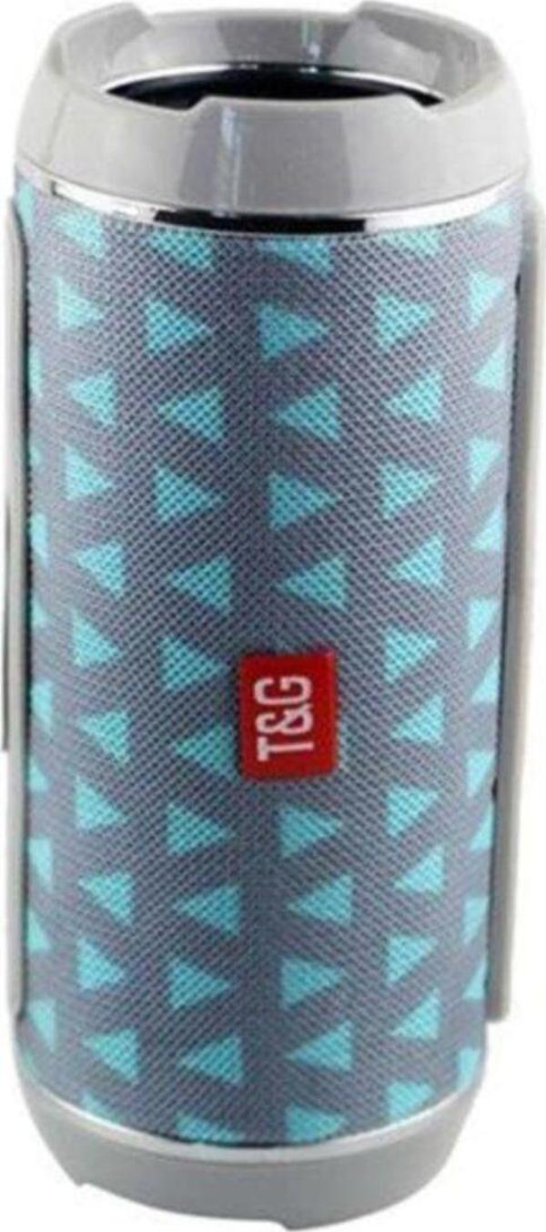 Tg Speaker Bluetooth/Fm Radyo Ses Bombası Gri Mavi - Image 1