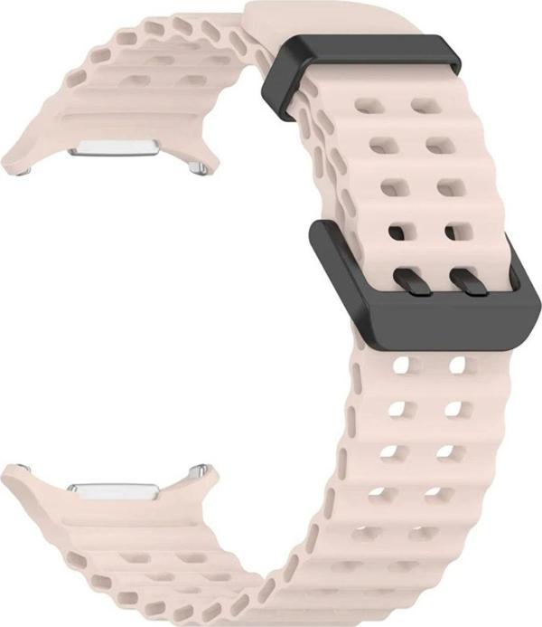 Dmay Samsung Galaxy Watch Ultra (47Mm) Uyumlu Delikli Tokalı Silikon Kordon - Image 1