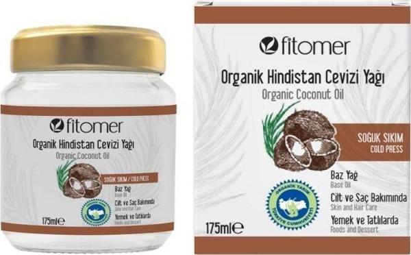 Organik Hindistan Cevizi Yağı 175 ML Soğuk Sıkım - Image 1