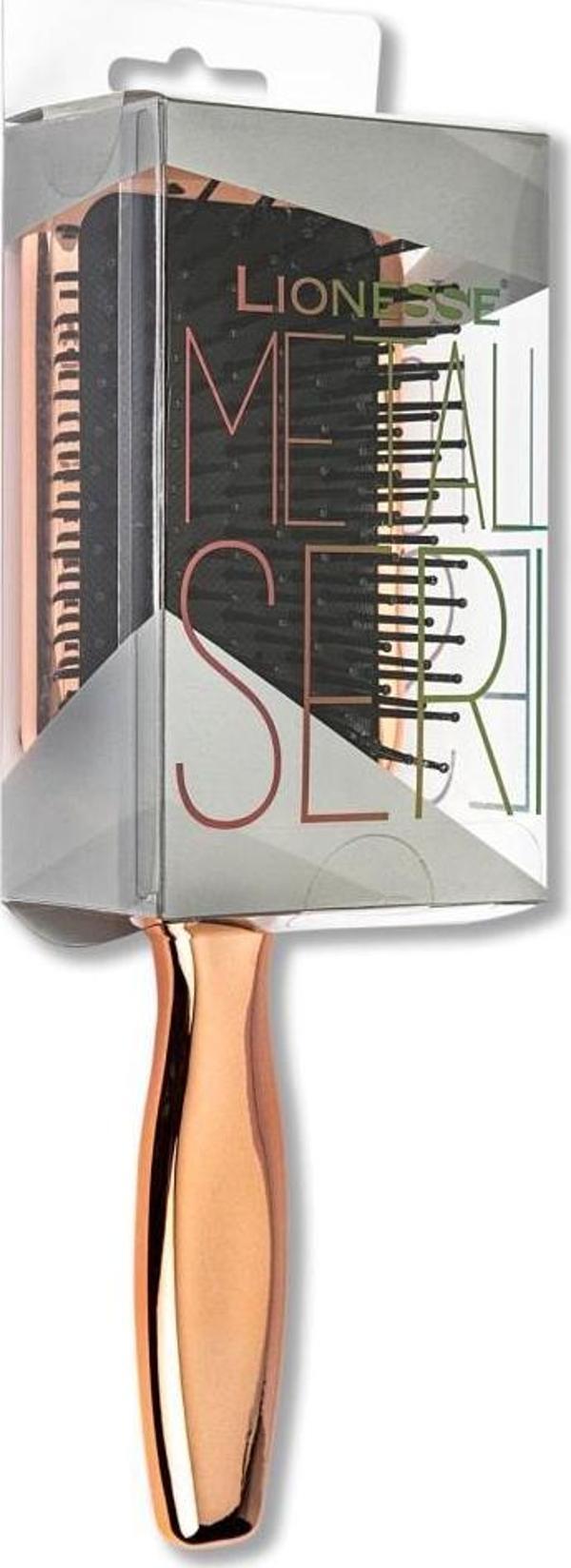 Lionesse Metalik Saç Fırçası 8590-ROSEGOLD - Image 1