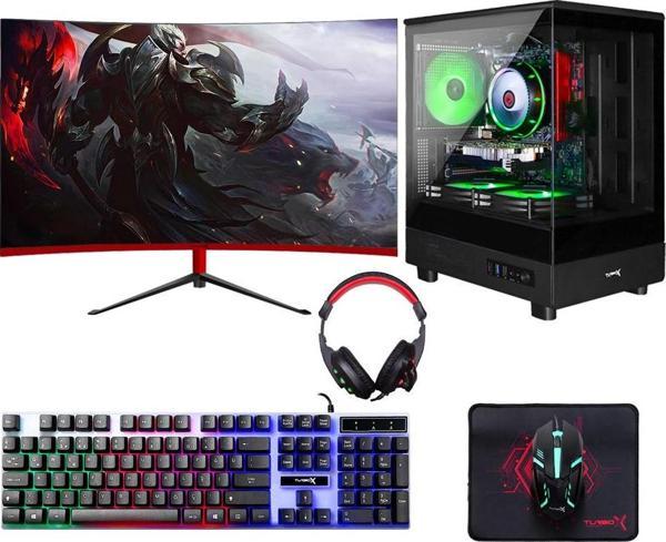 Turbox Tx6023 i5 7400 16GB DDR4 512GB SSD 4GB RX560 23.6 100Hz Curved Oyun Hazır Sistem - Image 1