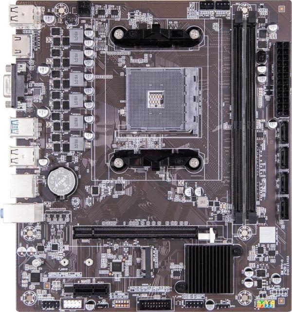 Turbox A320 Sata,M2 Ddr4 3000MHZ Usb 3.0 Vga Hdmi Ses G.Lan AM4 Anakart - Image 1