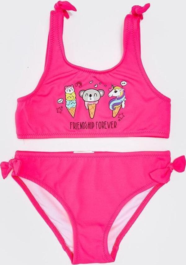 Fiyonklu kız çocuk bikini takım - Image 1