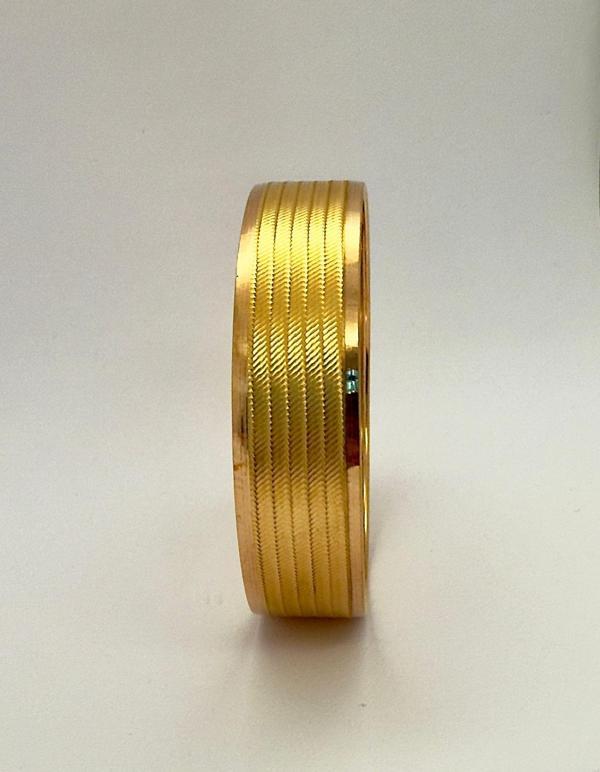 25 GRAM TRABZON BİLEZİK SEVİM GOLD 22 AYAR 2.5CM GENİŞLİK - Image 1