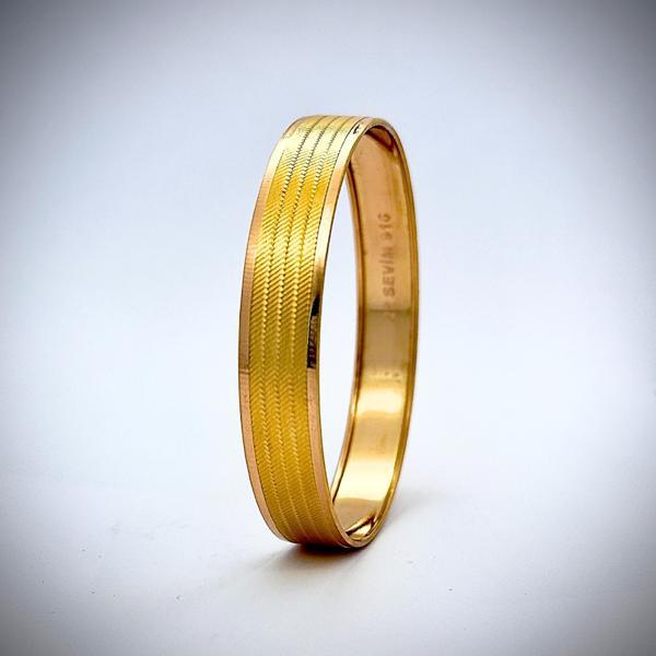 10 GRAM TRABZON BİLEZİK SEVİM GOLD 22 AYAR 1CM GENİŞLİK - Image 1