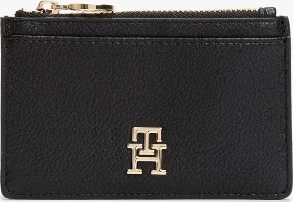 Tommy Hilfiger TH DISTINCT LONG CC HOLDER Kadın Siyah Kartlık AW0AW17481BDS - Image 1