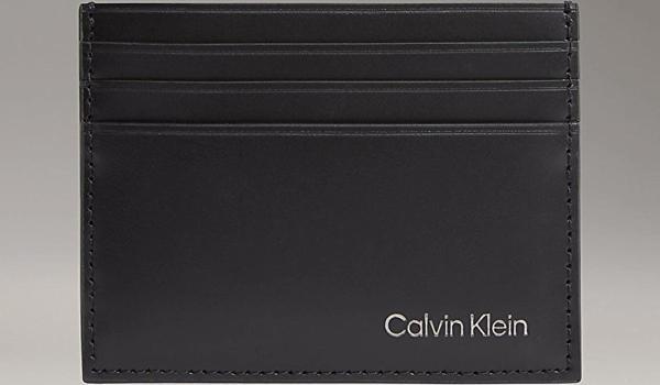 Calvin Klein CK SMOOTH CARDHOLDER Erkek Siyah Cüzdan LV04D1104G-UB1 - Image 1