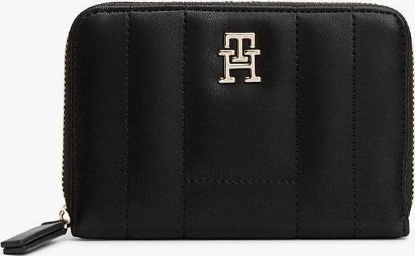 Tommy Hilfiger TH FEMININE MED ZA Kadın Siyah Cüzdan AW0AW17476BDS - Image 1