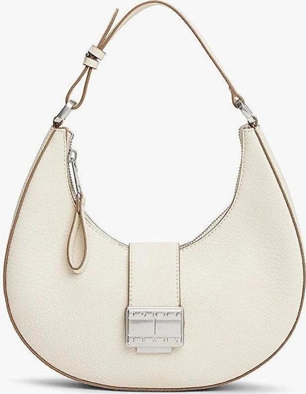 Tommy Jeans TJW CRUSH SHOULDER BAG Kadın Bej Omuz Çantası AW0AW17539ACG - Image 1