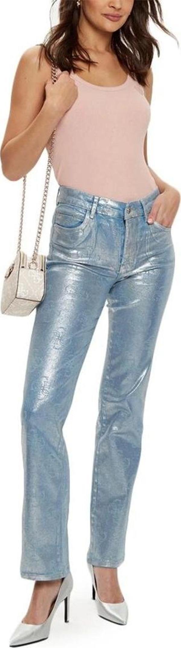Guess DORY PANT Kadın Gri Pantolon W5RA0JD5JS1-D3GL - Image 1