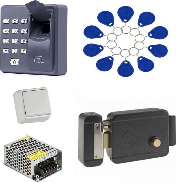 Ledonline Rfid Proximity Parmak Izi Kapı Açma Sistemi Parmak Izli Şifreli Kapı Kilidi - Image 1