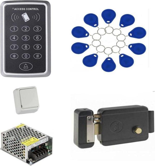 Ledonline Rfid Şifreli Kapı Kilidi Seti Açma Dış Kapı Tirajlı Kilit Set Apartman Kapısı Vb. - Image 1
