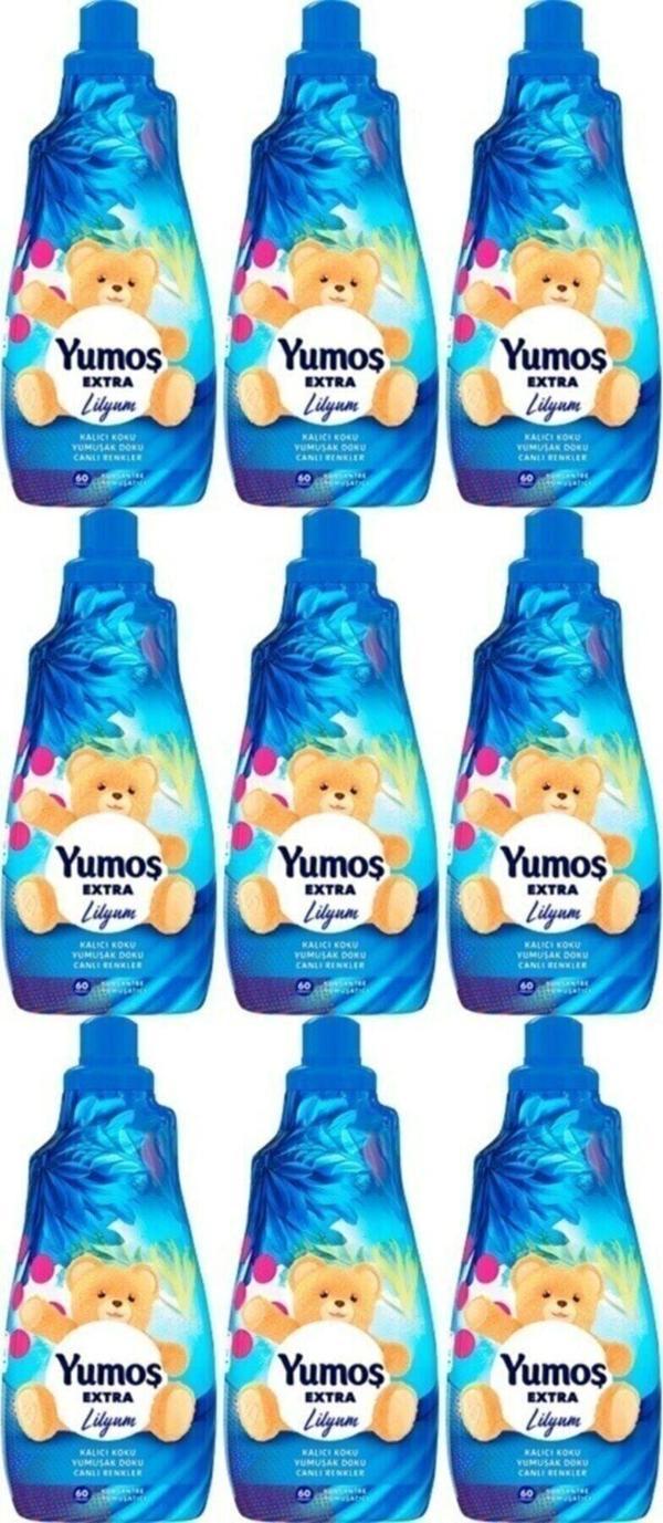 Yumoş Extra Yumuşatıcı Lilyum 1,440Ml X 9 Adet - Image 1