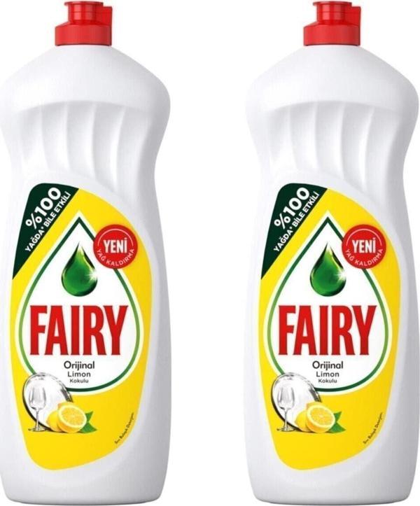 Fairy Limon Bulaşık Deterjanı 2 Li Set 650 Ml X2 - Image 1