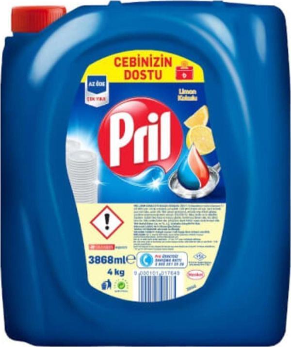 ( 2 Adet ) Pril Klasik Limon Bulaşık Sıvısı 4 Kg - Image 1