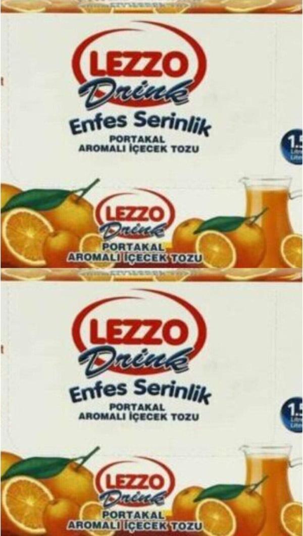 Lezzo Portakal Aromalı Toz Içecek 9 Gr 24X2 48 Adet - Image 1