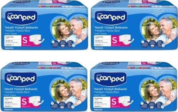 Canped Hasta Bezi Belbantlı Small 4*30 Lu Paket - Image 1