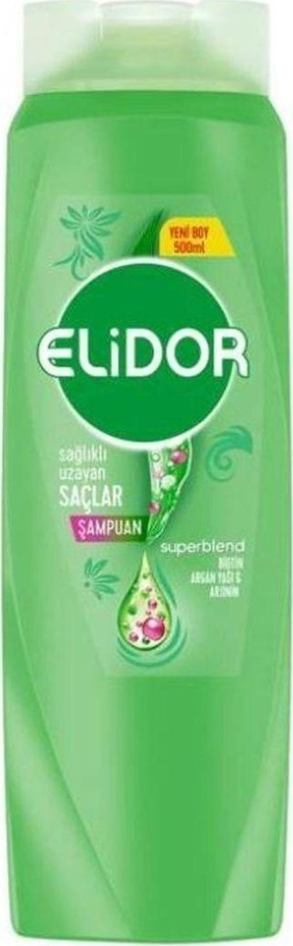 Elidor Superblend Sağlıklı Uzayan Saçlar 500 Ml Şampuan - Image 1