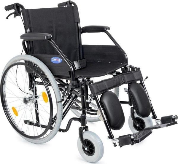 Comfort Plus Dm-303 50Cm Standart Manuel Tekerlekli Sandalye (Özellikli,Baldır Destekli) - Image 1