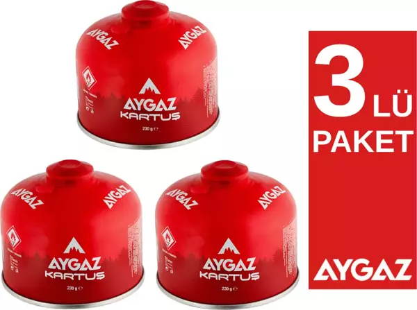 Aygaz 230 Gr Gaz Kartuşu - 3 Adet - Image 1