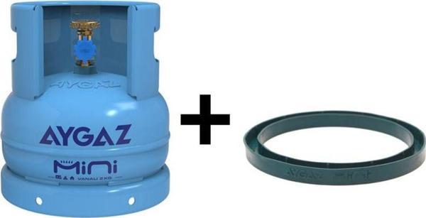 Aygaz Mini Karavan Tüpü + Altlık - Image 1
