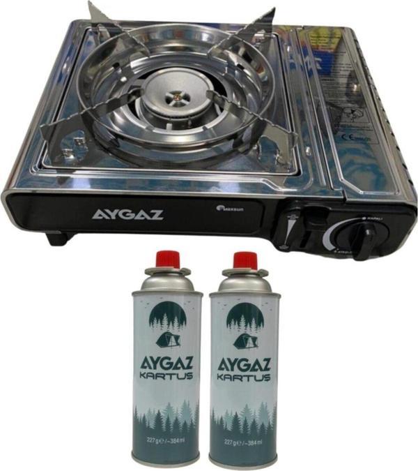 Aygaz Ms-2500 Bs Çantalı Portatif Ocak+227 Kartuş Ikili Set - Image 1