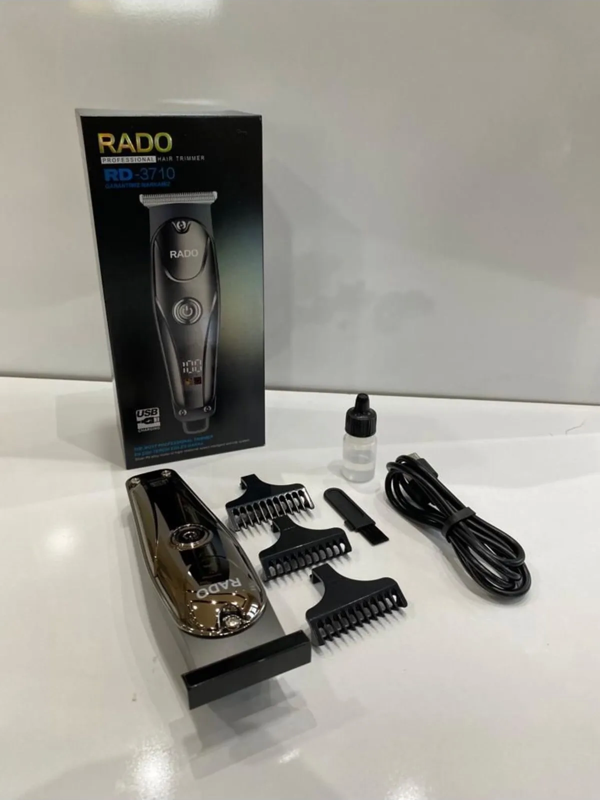 Rado Rd-3710 T Bıçak Sıfır Kesim Lcd Ekran Şarjlı Tıraş Makinesi - Image 1