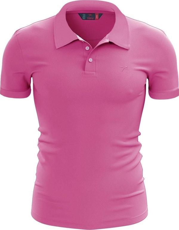 %100 Pamuk Polo T-Shirt IMPERO PEMBE - Image 1