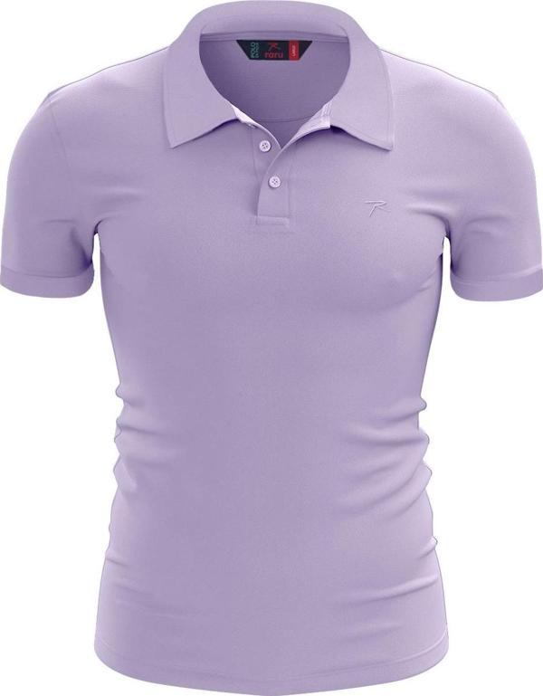 %100 Pamuk Polo T-Shirt IMPERO LİLA - Image 1